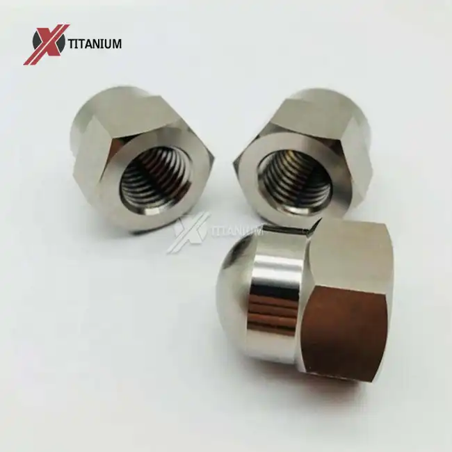 Titanium Dome Cap Nuts
